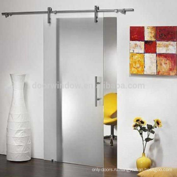 Дорогая стеклянная ванная комната / дверь комнаты водонепроницаемый дизайн фото раздвижные двери сарая с подъемным колесом